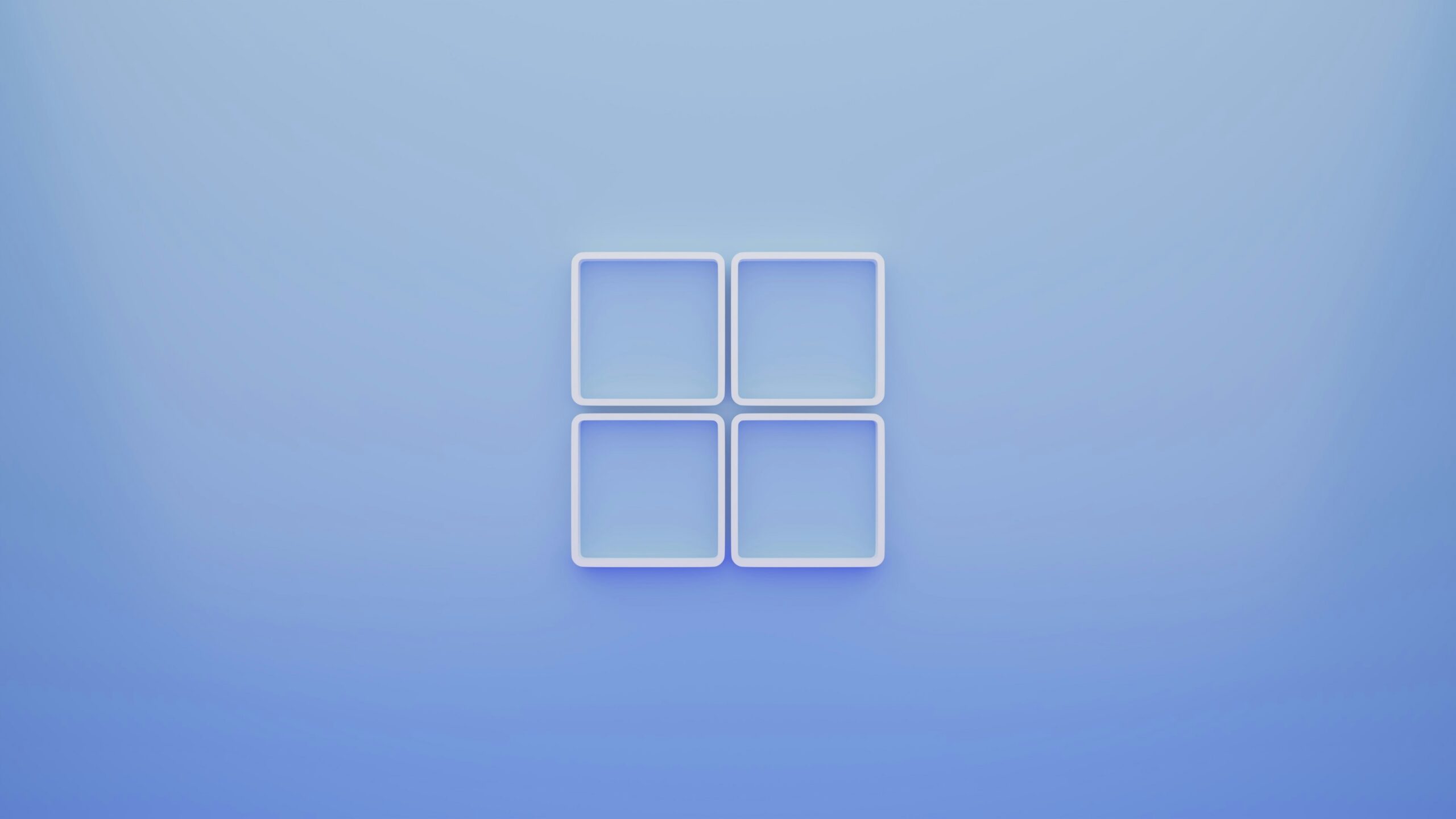 Windows operating system logo centered on a blue gradient background, representing Microsoft software, desktop computing, and digital productivity.